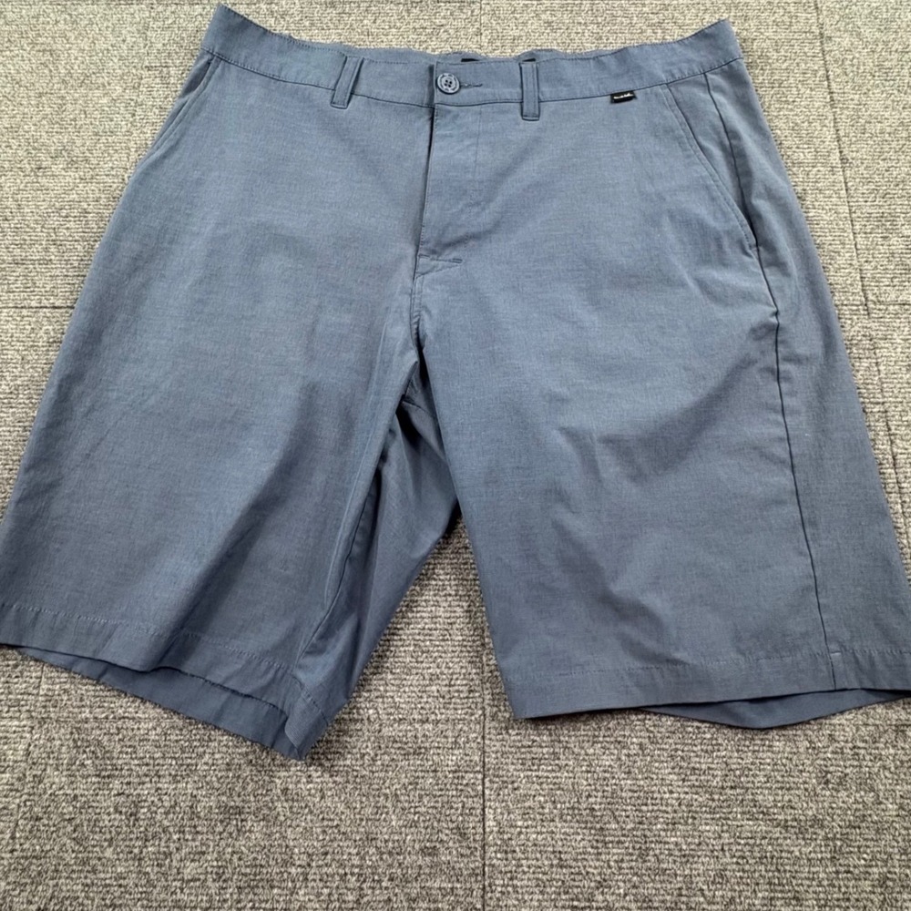 TravisMathew Mens Blue Gray Stretch Golf Shorts Size 36